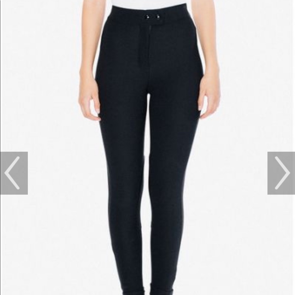 American Apparel riding pant xs black